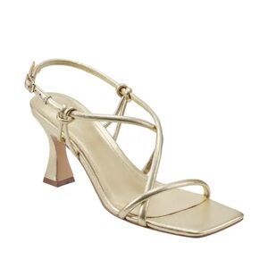 Marc Fisher Gold Heel Sandals